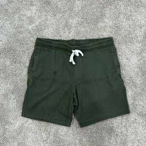 Goodfellow & Co Dark Military Green Sweat Shorts Large